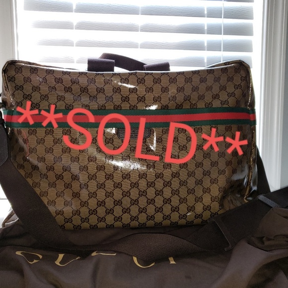 Authentic Gucci Crystal Overnight Luggage/Duffle - Picture 8 of 8